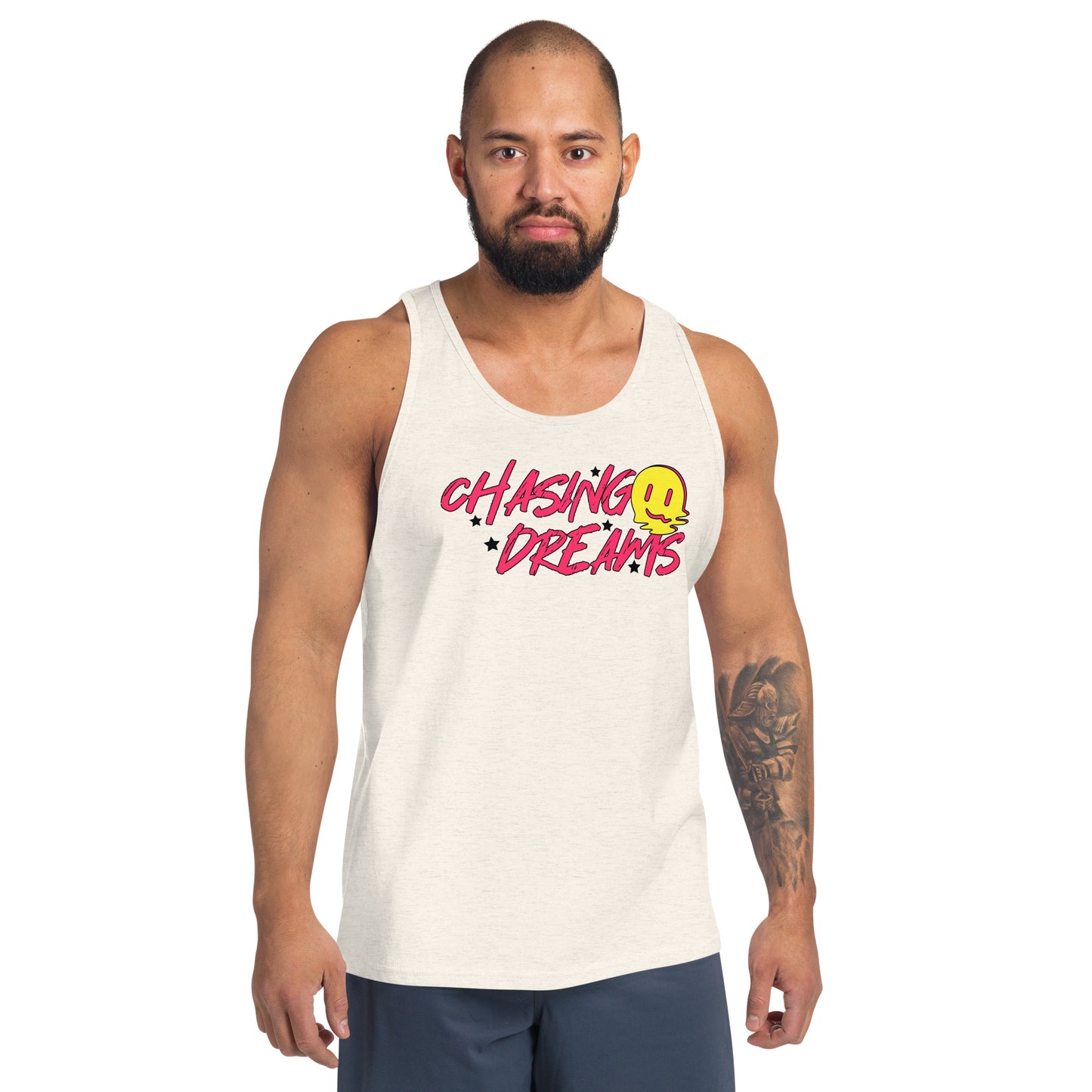 Chasing Dreams - Melting Emoji Unisex Tank Top