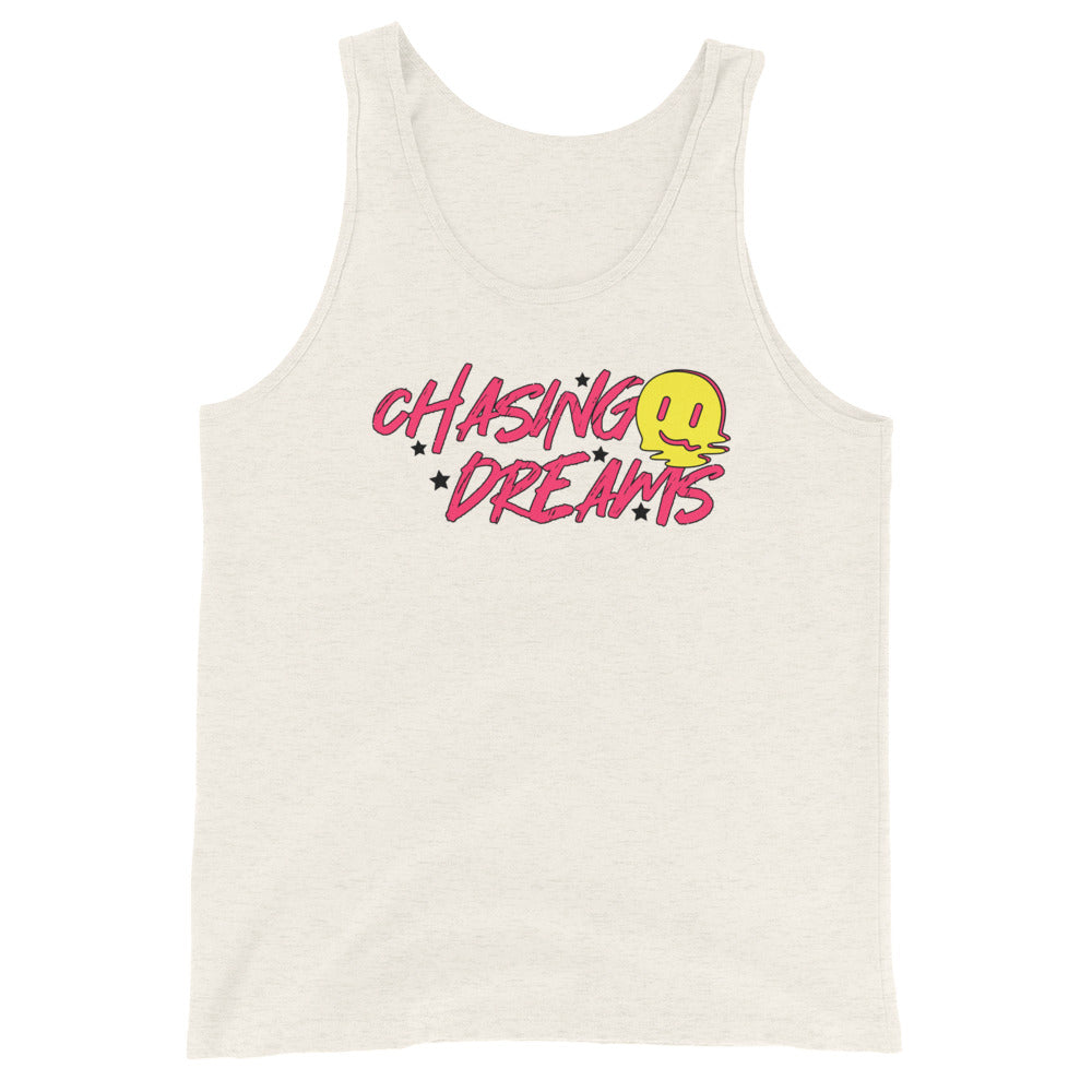 Chasing Dreams - Melting Emoji Unisex Tank Top