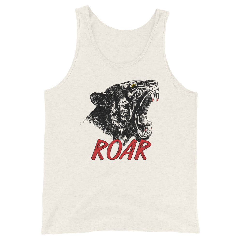Panther Roar - King of the jungle Unisex Tank Top