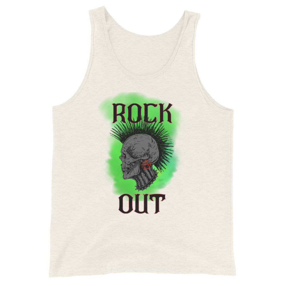 Rock Out Anarchy Skull Unisex Tank Top
