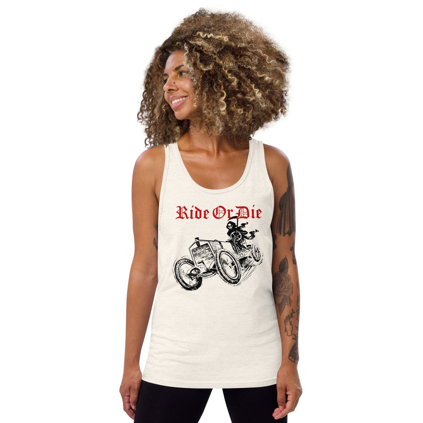 Ride or Die reaper Unisex Tank Top