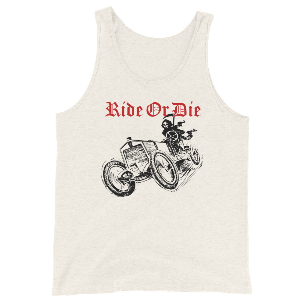 Ride or Die reaper Unisex Tank Top