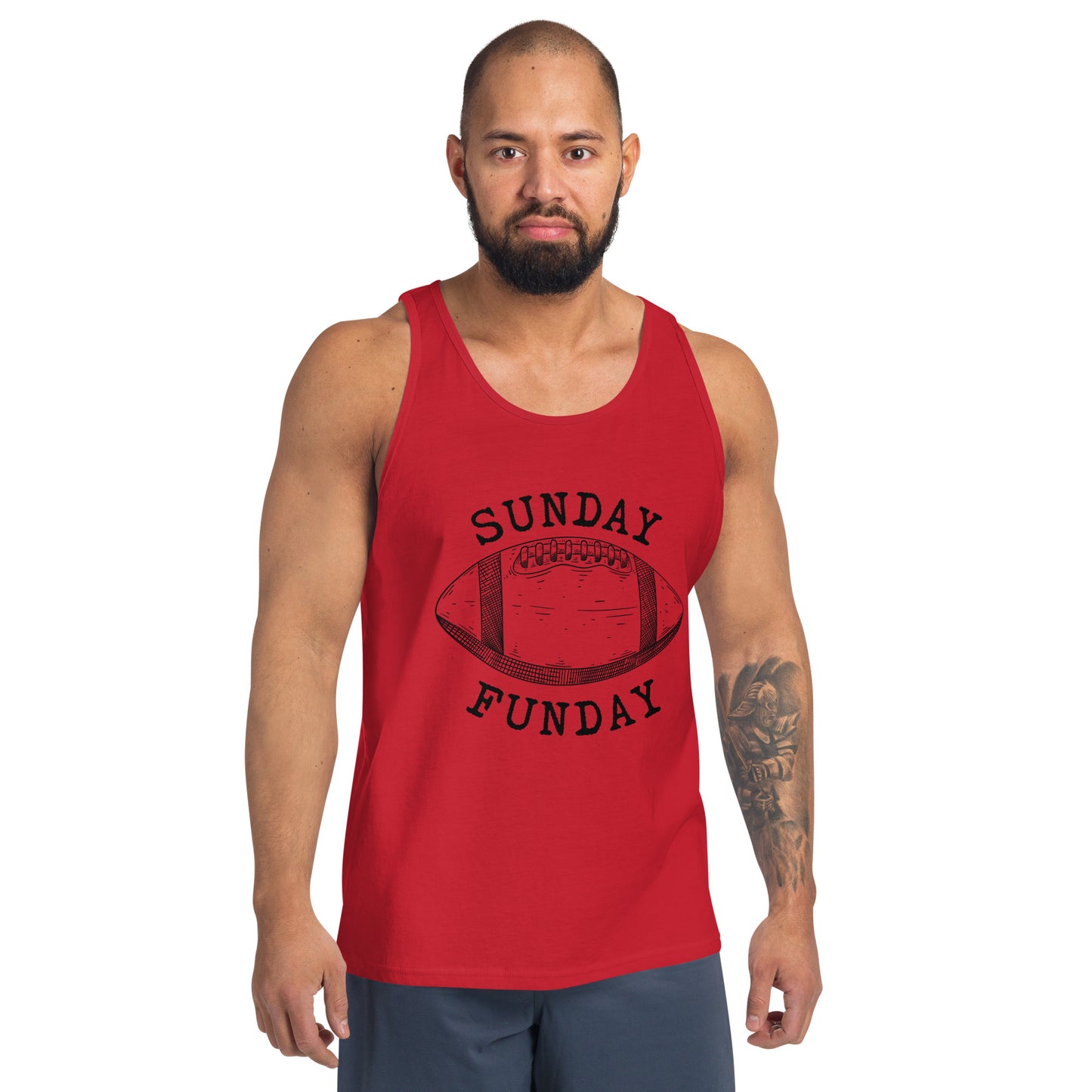 Sunday Funday football Unisex Tank Top