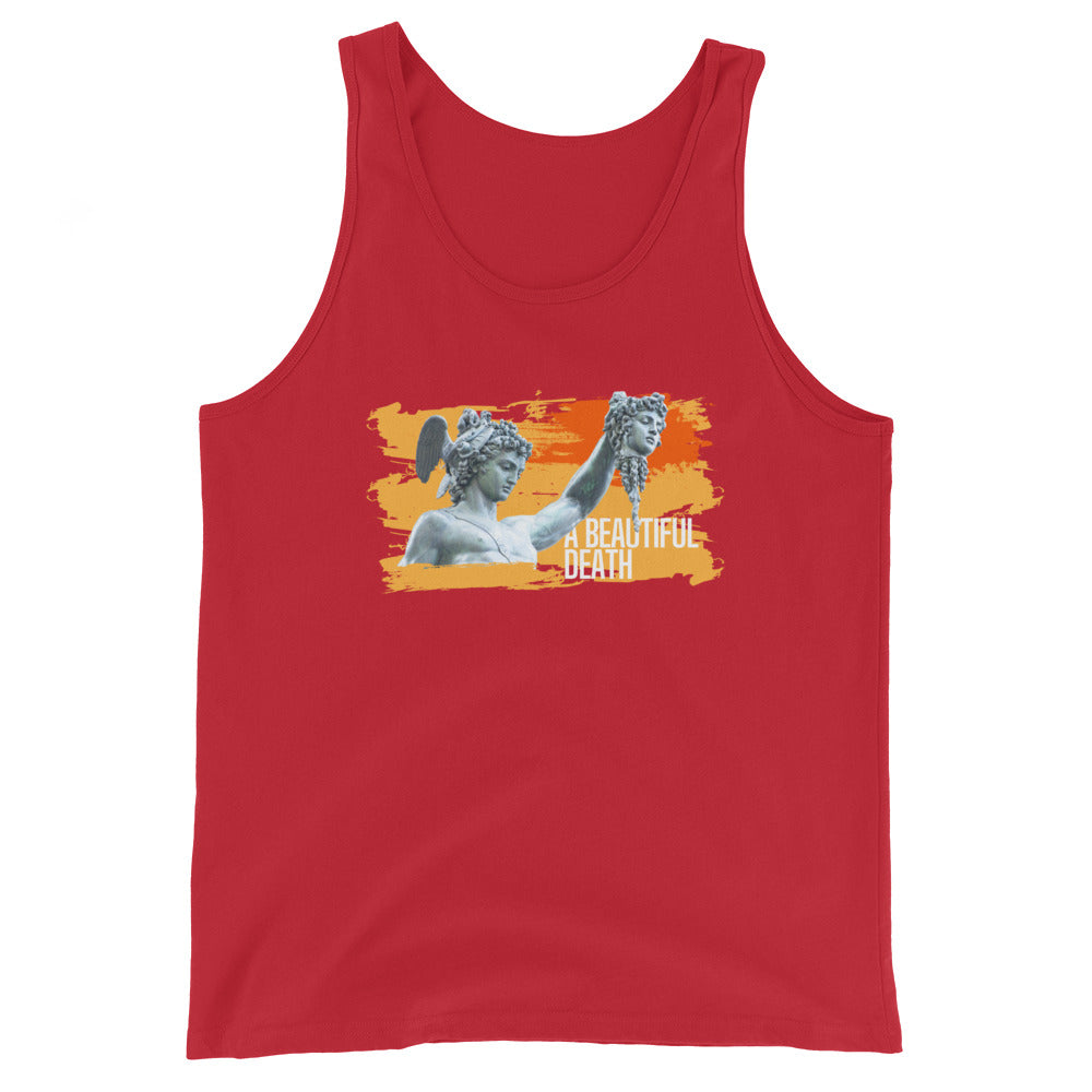 Artwork Painting Beautiful Death Statue Unisex Tank Top