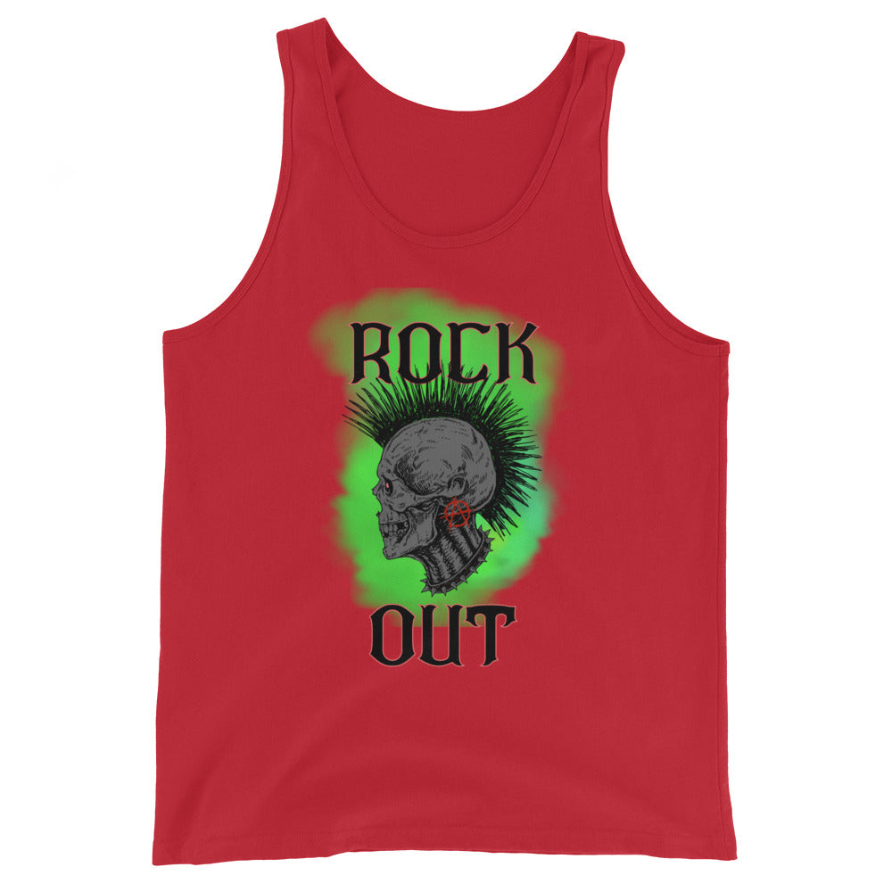 Rock Out Anarchy Skull Unisex Tank Top