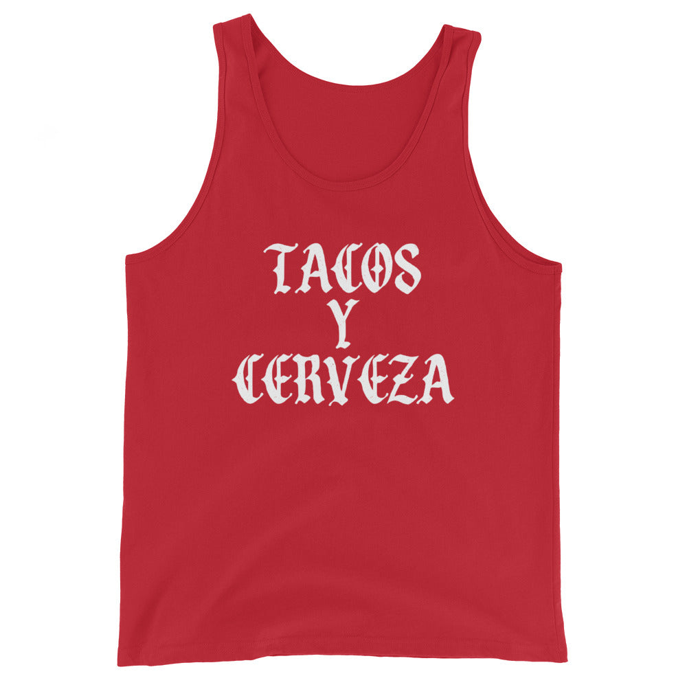 Tacos Y Cerveza Unisex Tank Top