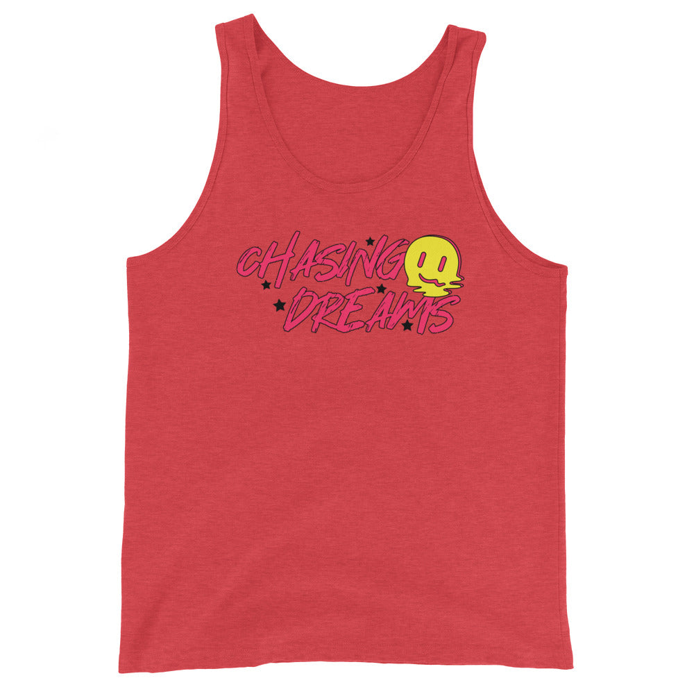 Chasing Dreams - Melting Emoji Unisex Tank Top