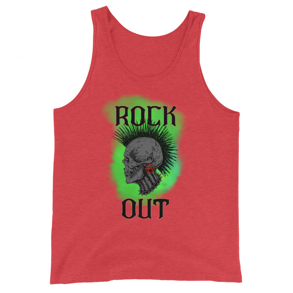 Rock Out Anarchy Skull Unisex Tank Top