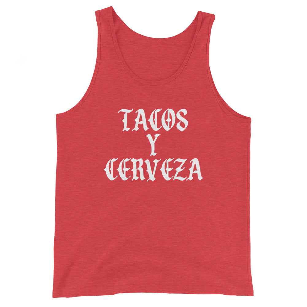 Tacos Y Cerveza Unisex Tank Top
