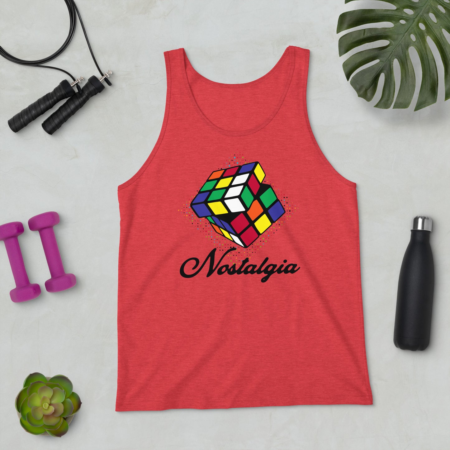 Nostalgia Rubik's Cube Unisex Tank Top