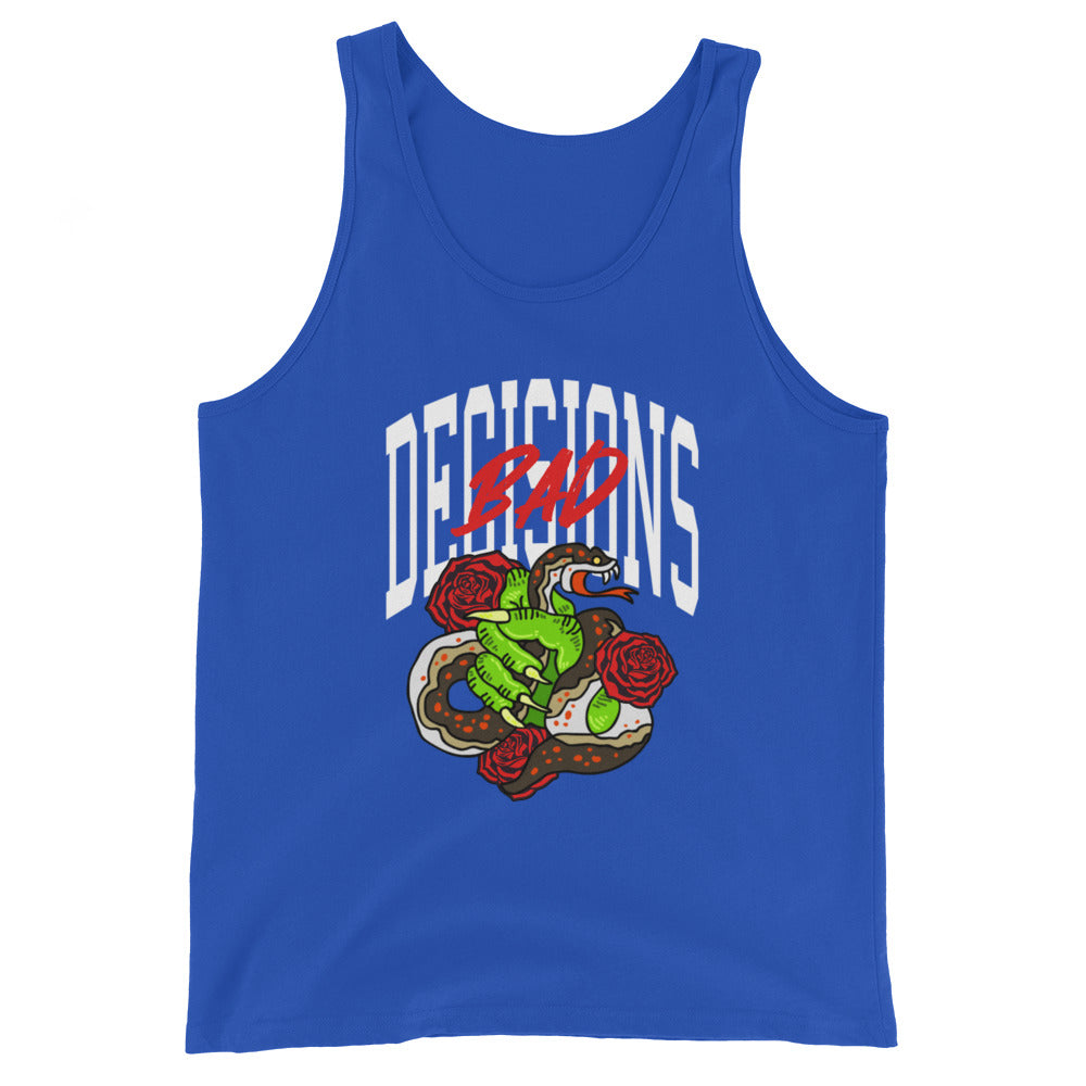 BAD Decisions traditional tattoo Unisex Tank Top