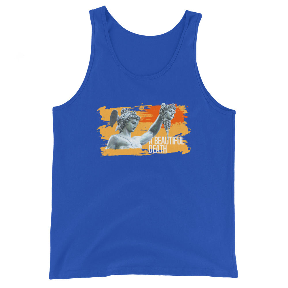 Artwork Painting Beautiful Death Statue Unisex Tank Top