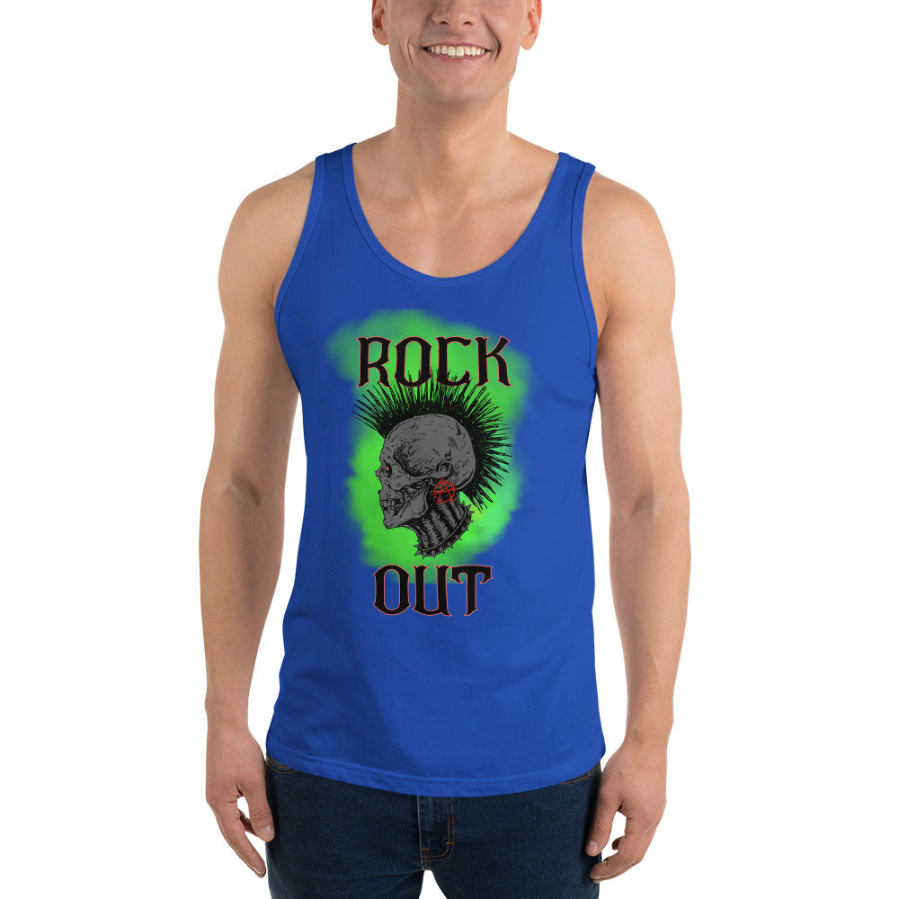 Rock Out Anarchy Skull Unisex Tank Top