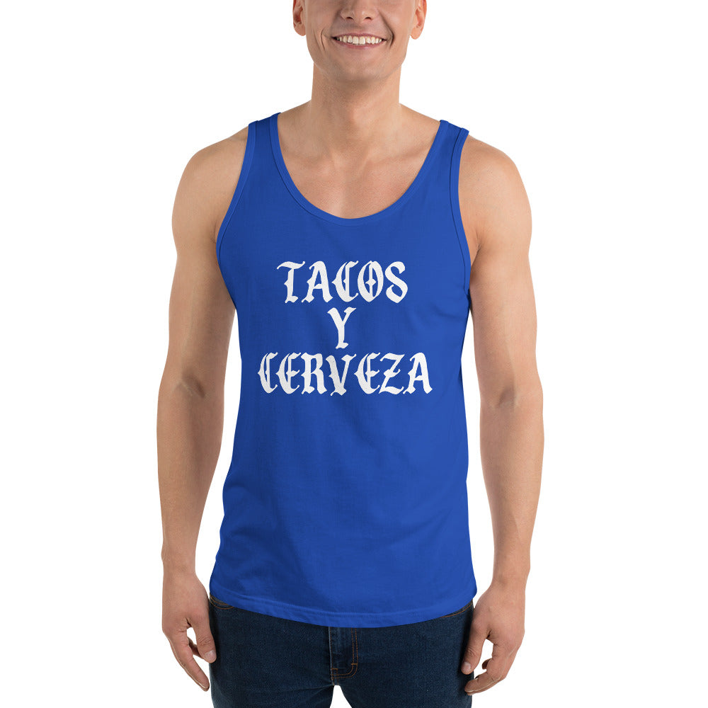 Tacos Y Cerveza Unisex Tank Top