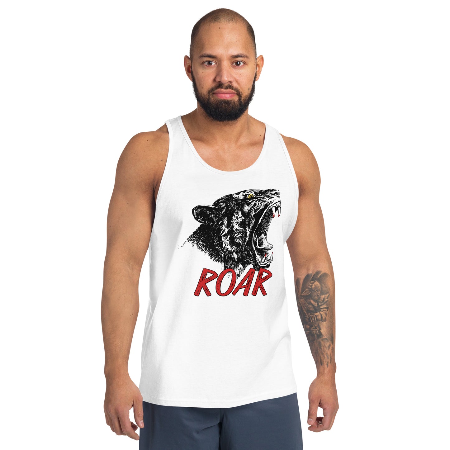 Panther Roar - King of the jungle Unisex Tank Top