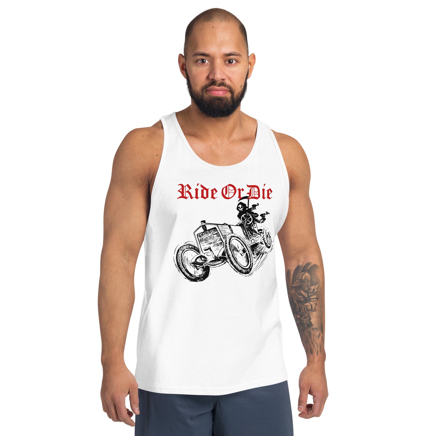 Ride or Die reaper Unisex Tank Top