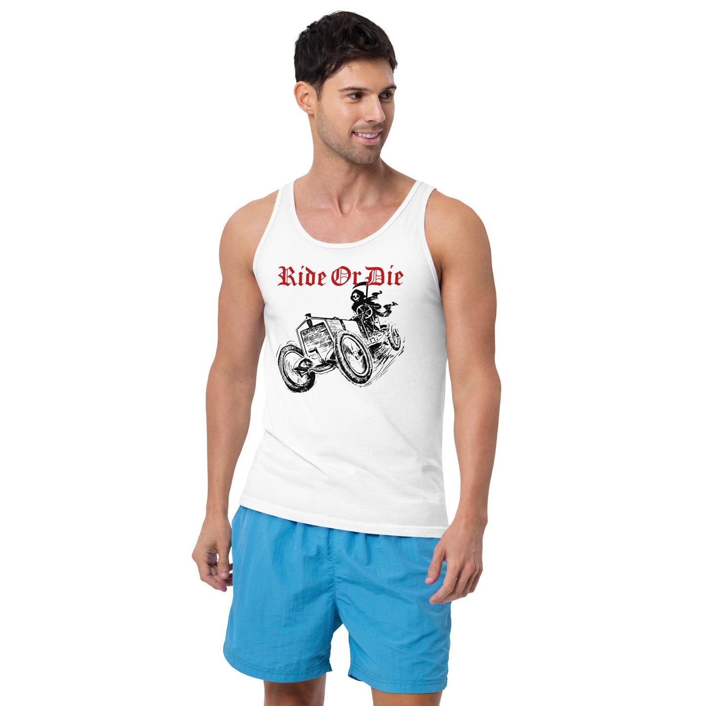 Ride or Die reaper Unisex Tank Top