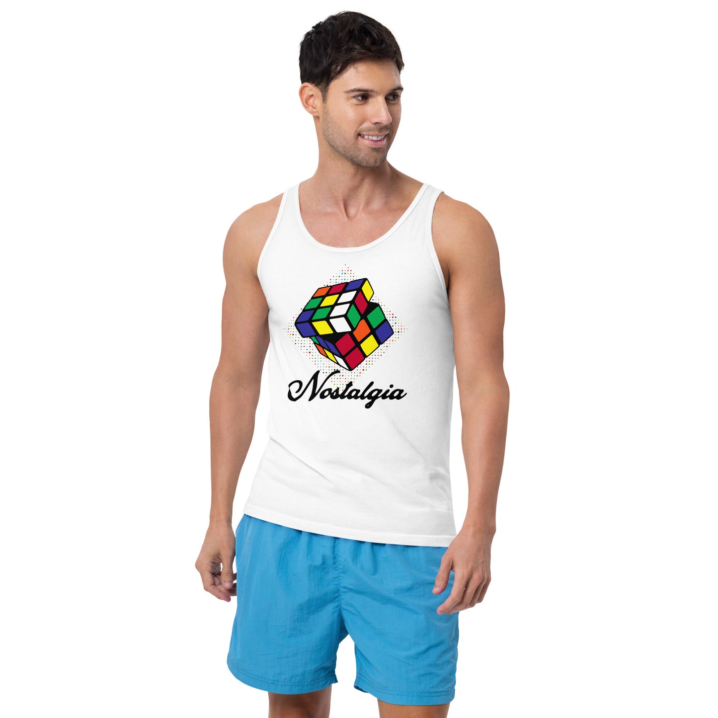 Nostalgia Rubik's Cube Unisex Tank Top
