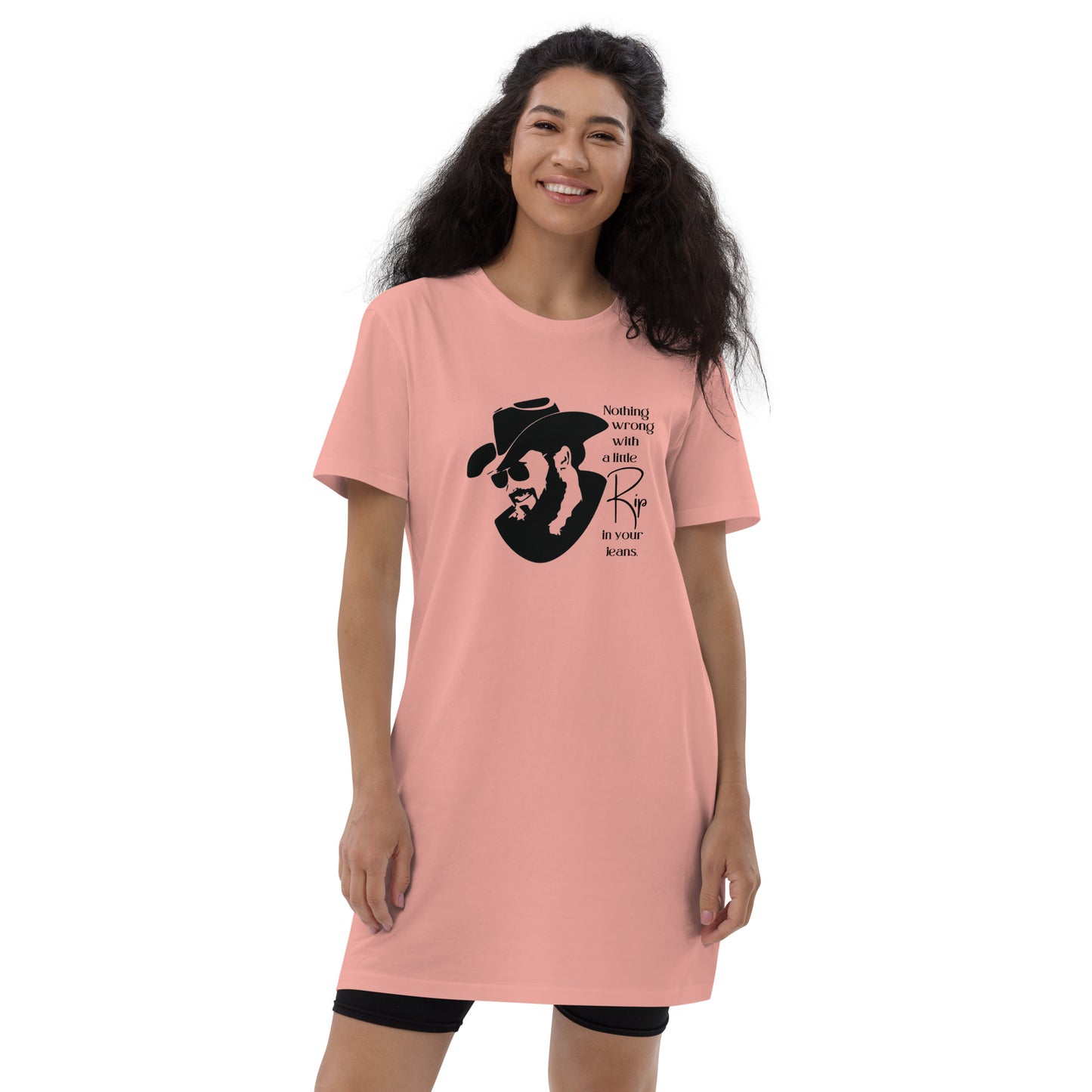 A little Rip in your jeans Women's Organic cotton t-shirt dress