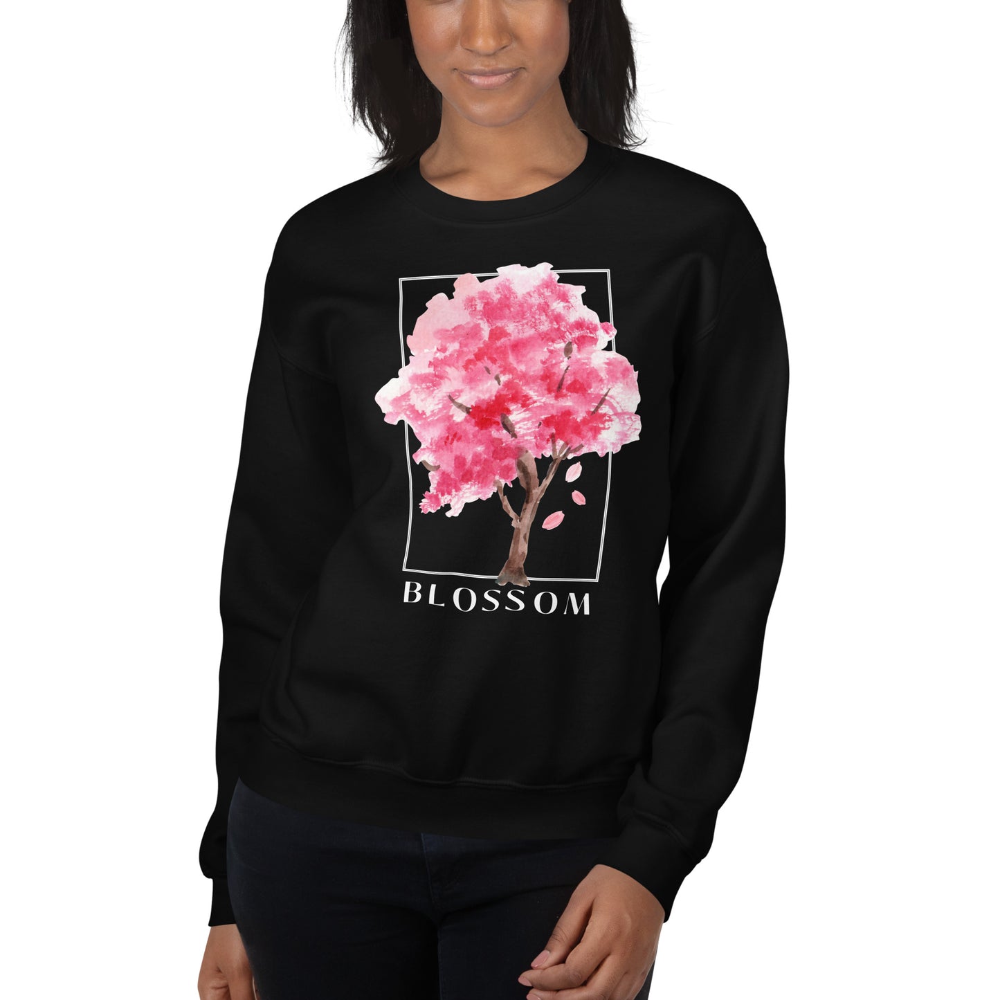 Blossom watercolor tree Unisex Sweatshirt
