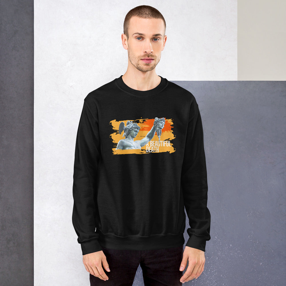 Artwork Painting Beautiful Death Statue Unisex Sweatshirt
