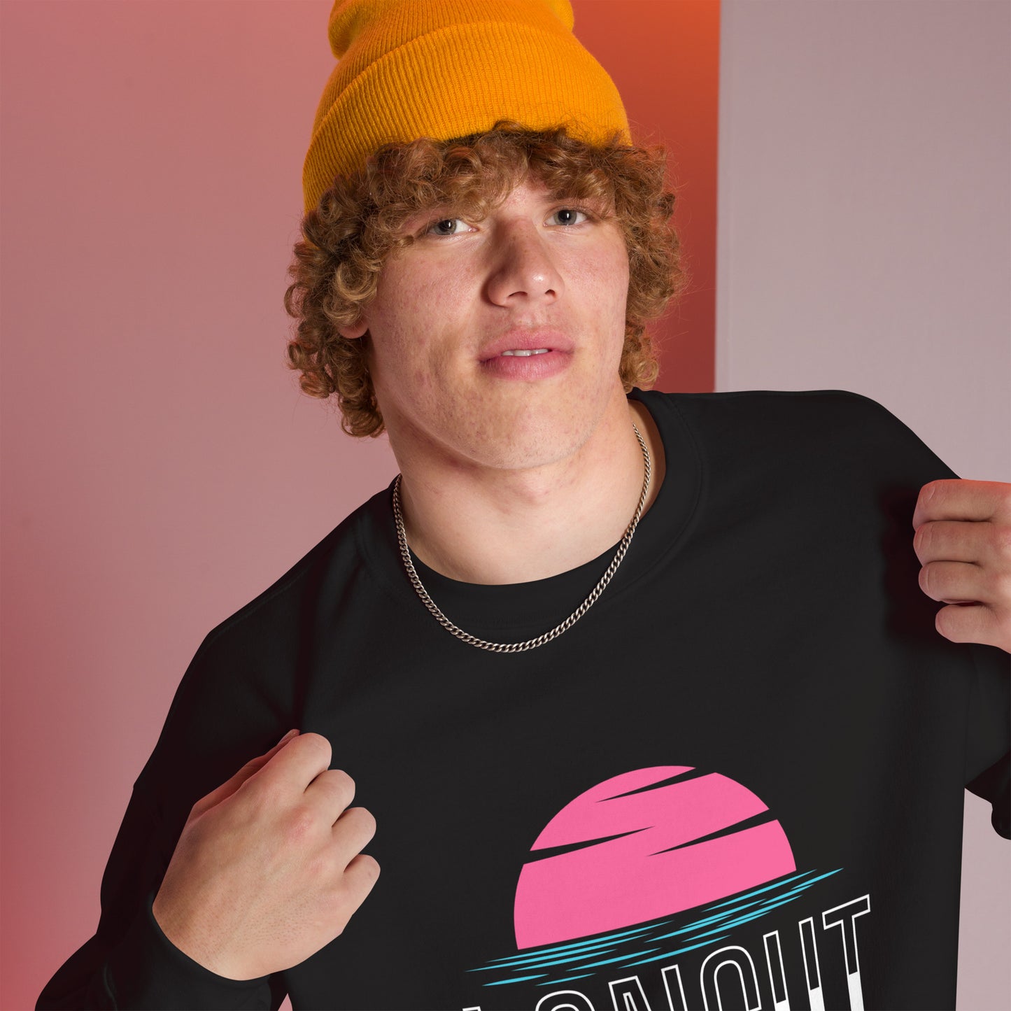 L8NGHT Designs Miami Beach logo Unisex Sweatshirt
