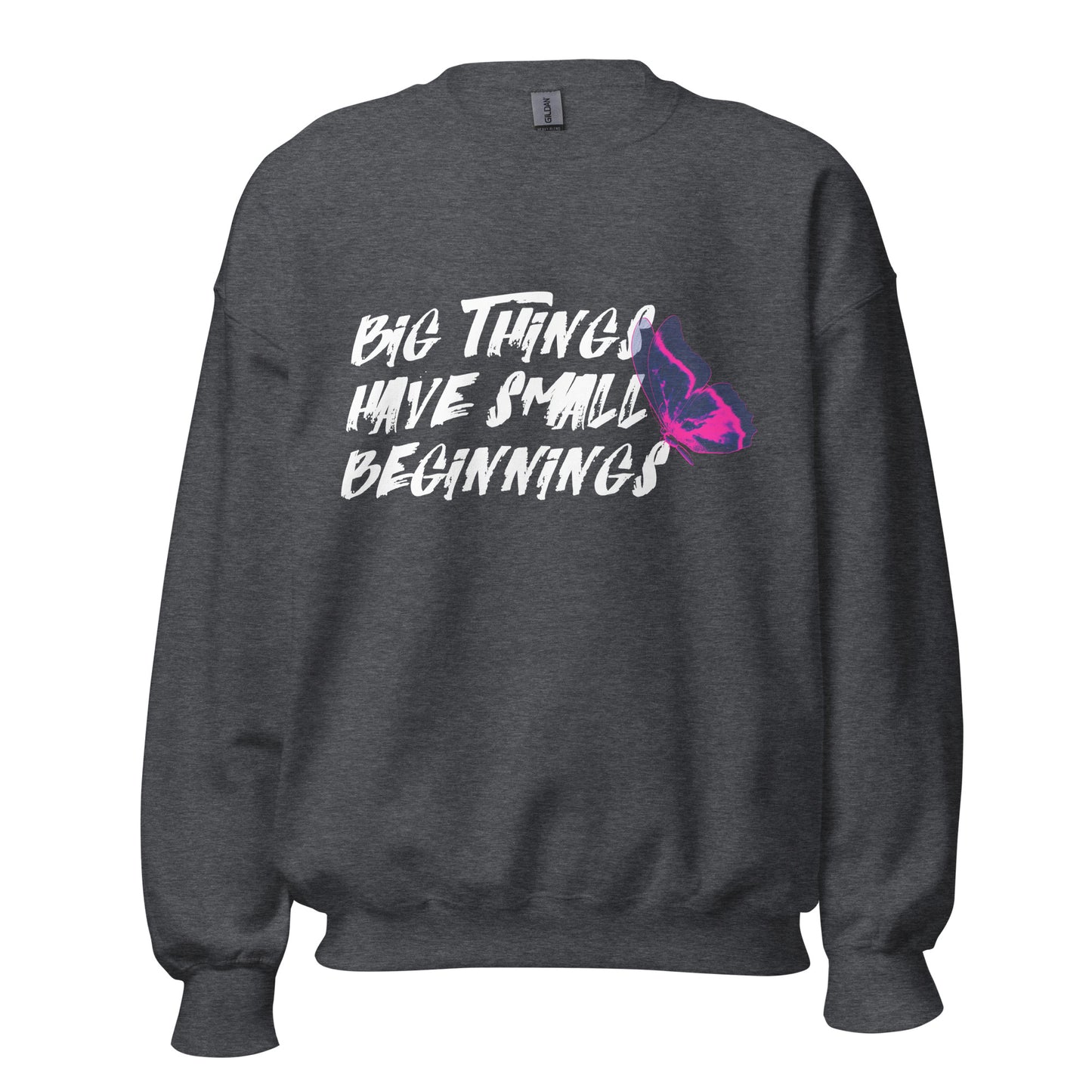 BIG things have small beginnings Unisex Sweatshirt