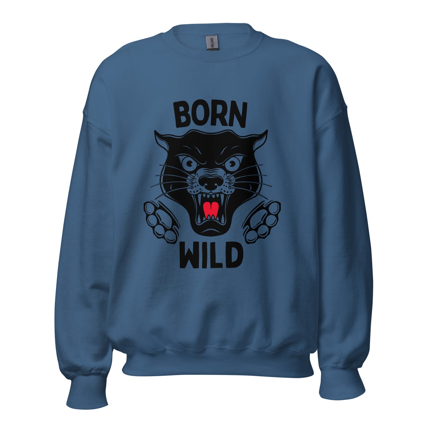 Born Wild - Traditiona Black Panther Unisex Sweatshirt