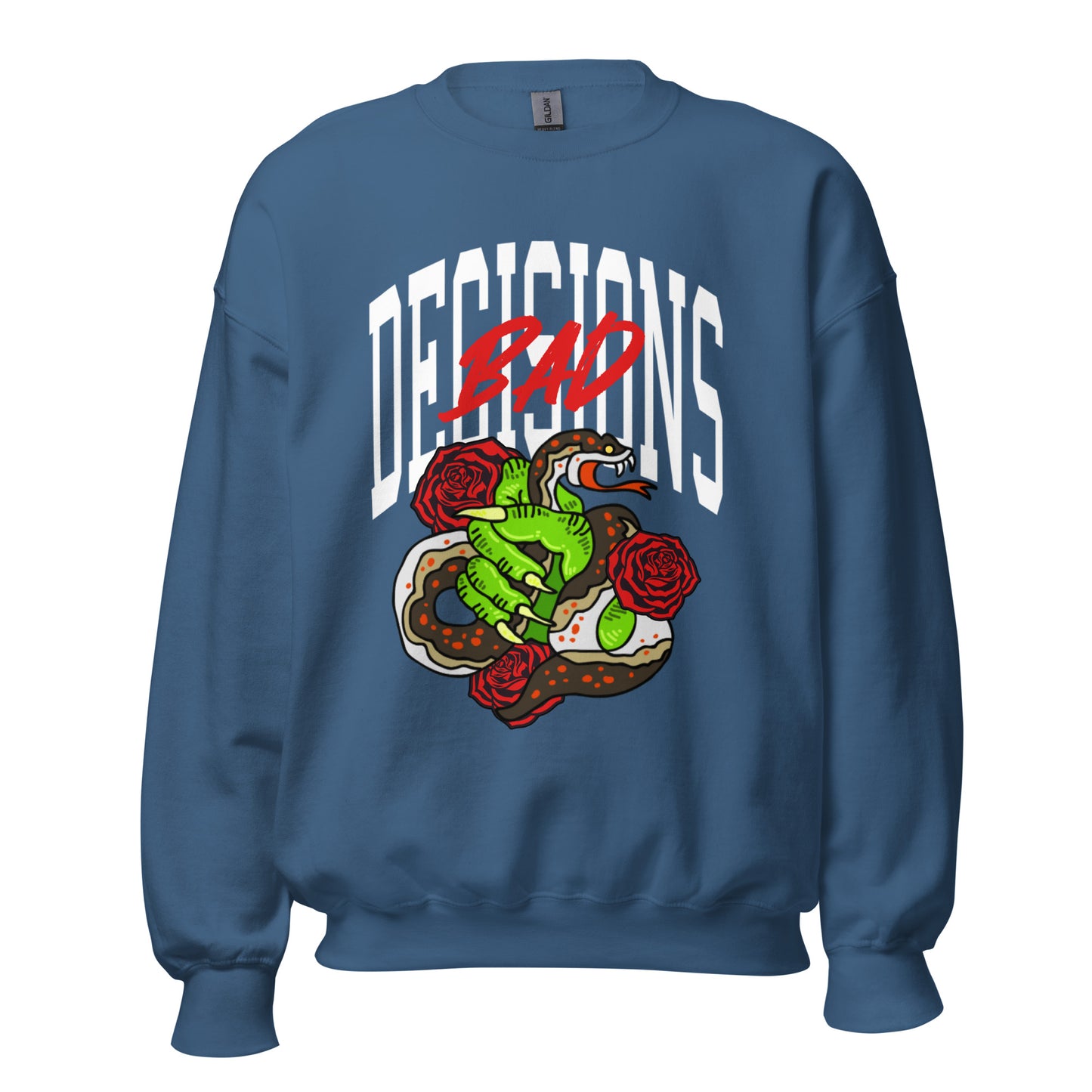 BAD Decisions traditional tattoo Unisex Sweatshirt