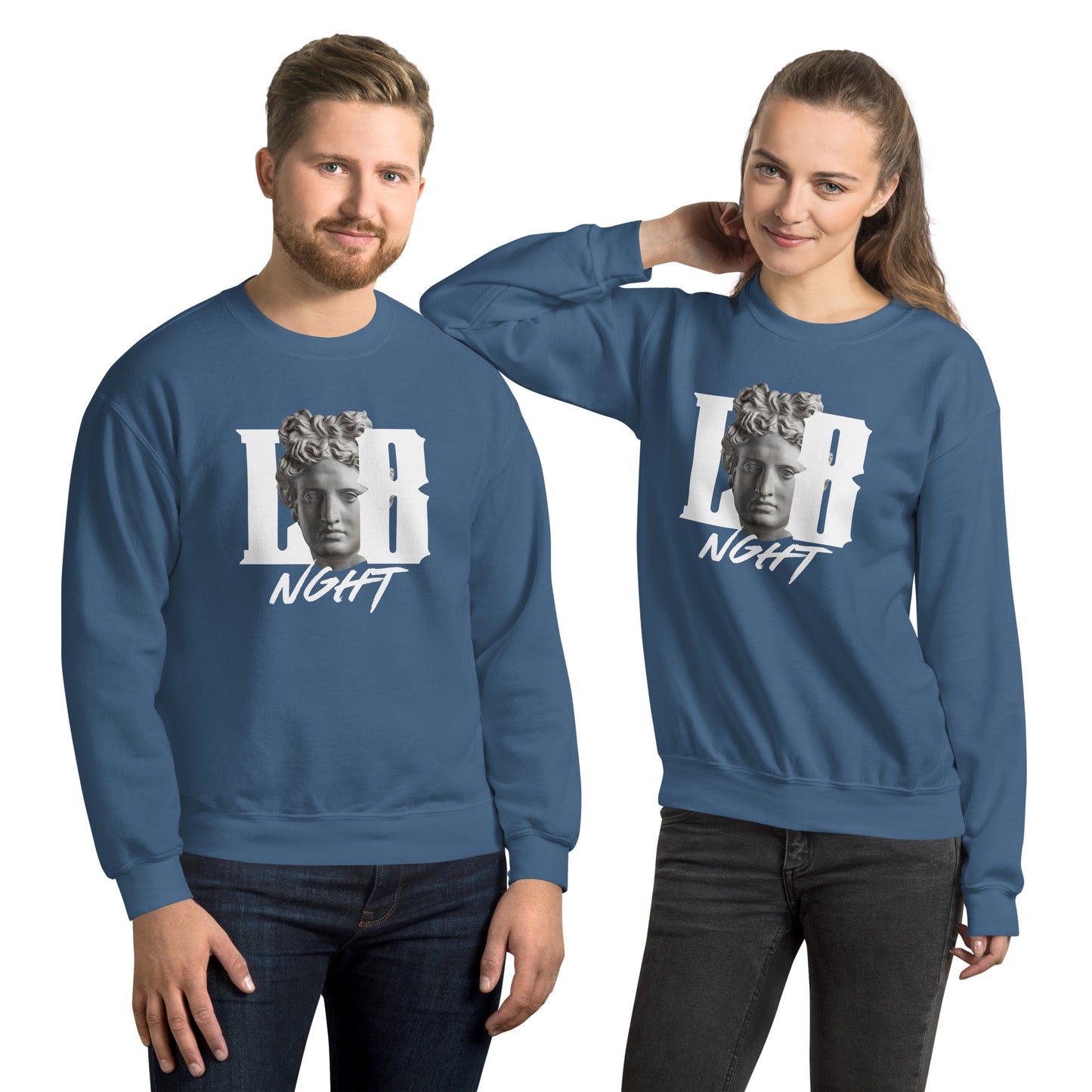 L8NGHT Designs large renaissance logo Unisex Sweatshirt
