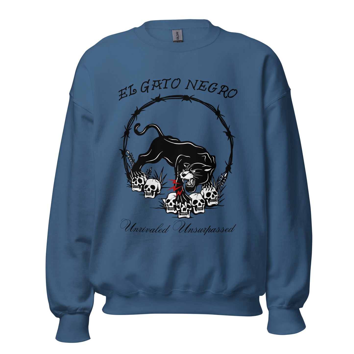 El Gato Negro - Unrivaled Unsurpassed Unisex Sweatshirt