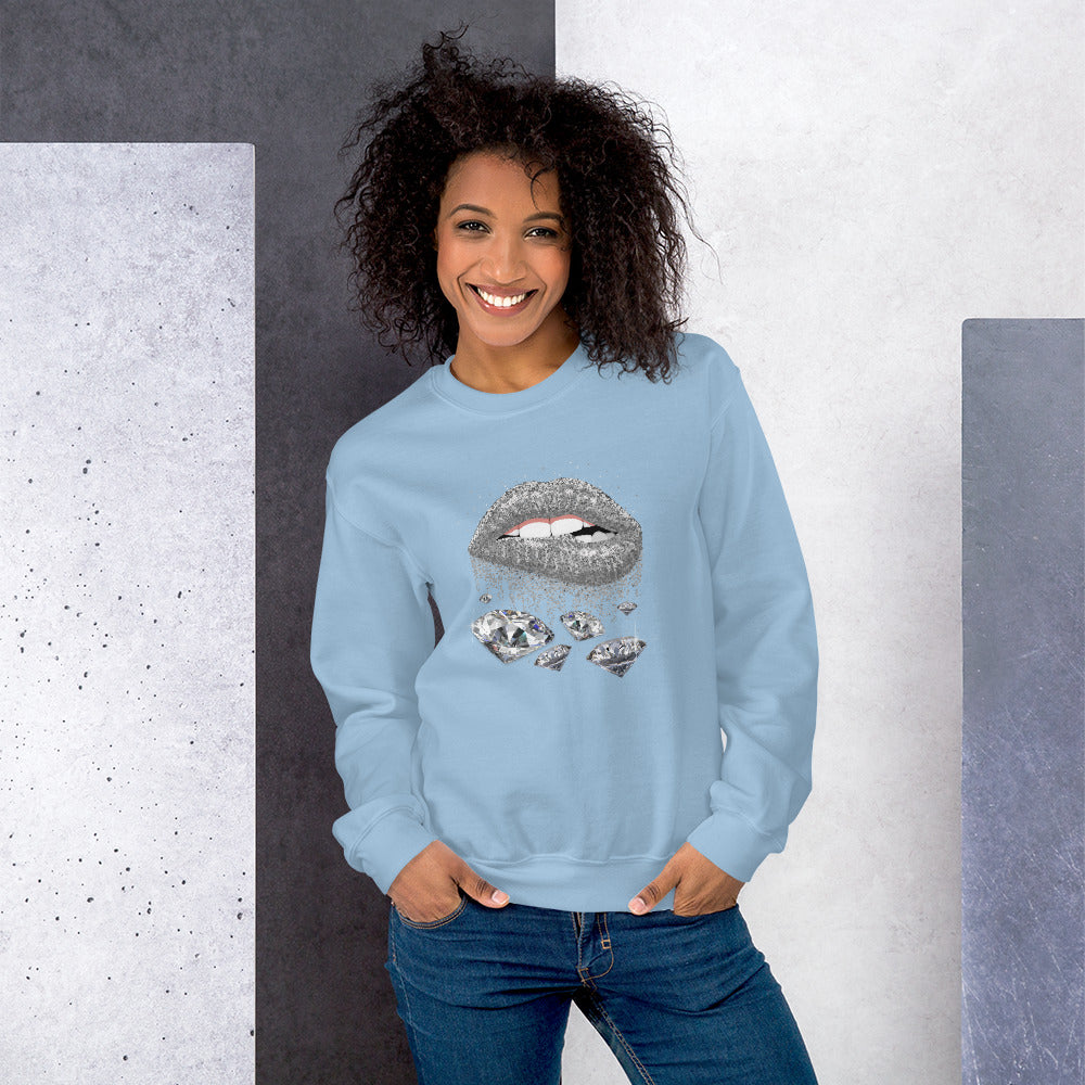 Diamond Lips Unisex Sweatshirt
