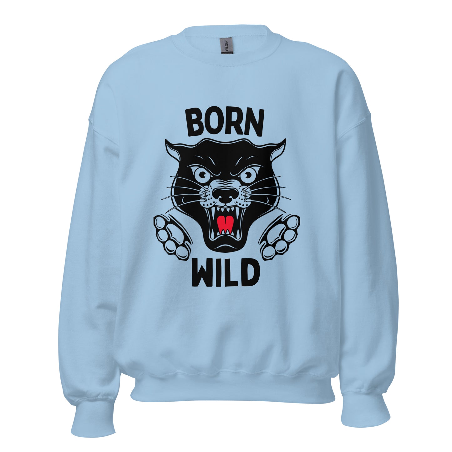 Born Wild - Traditiona Black Panther Unisex Sweatshirt