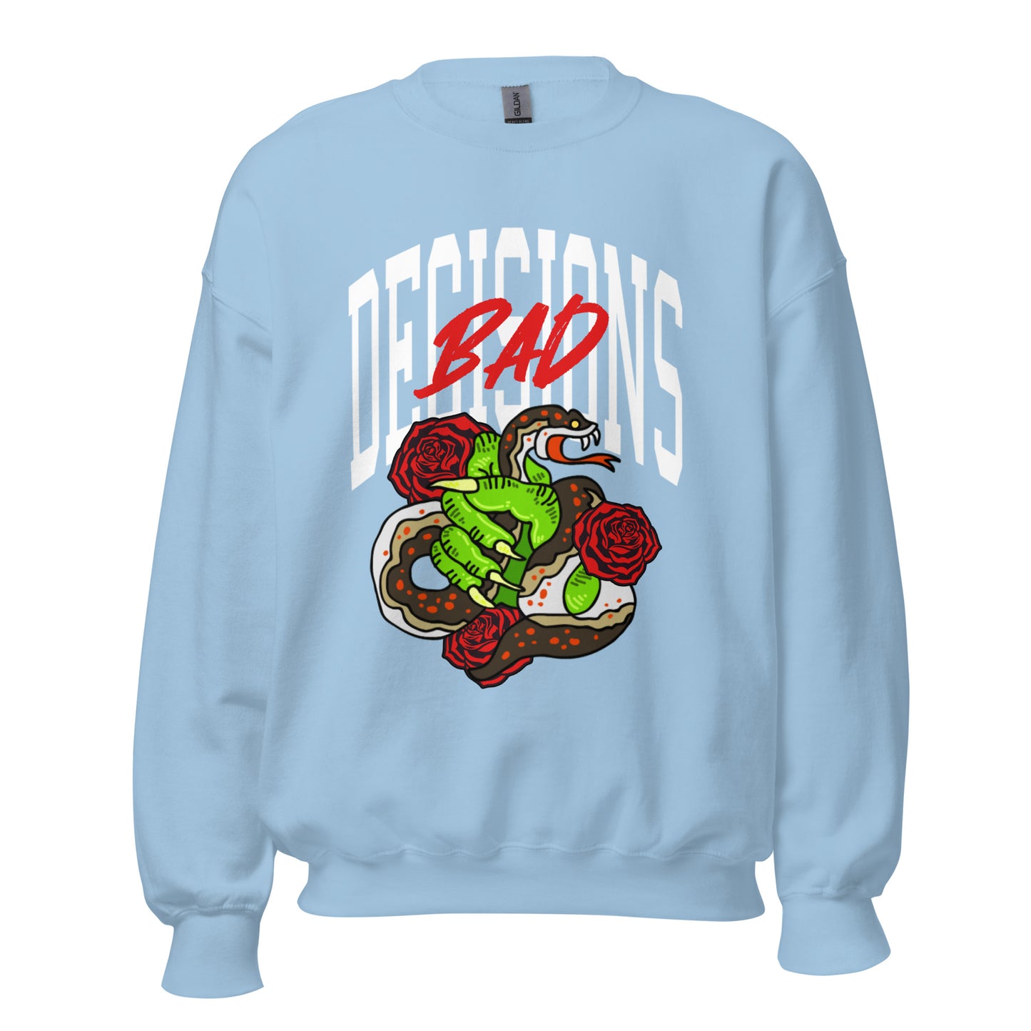 BAD Decisions traditional tattoo Unisex Sweatshirt