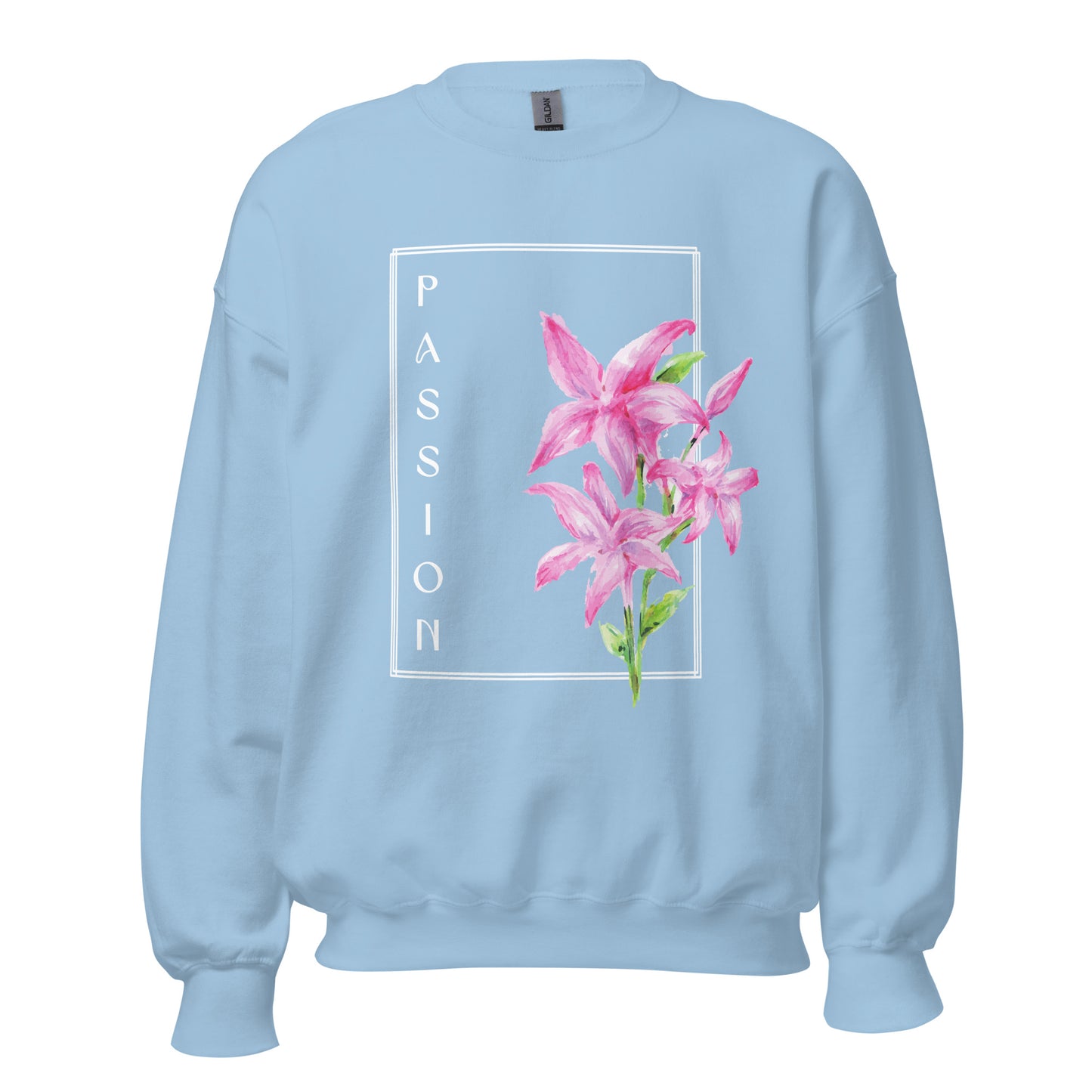 Passion watercolor lily Unisex Sweatshirt