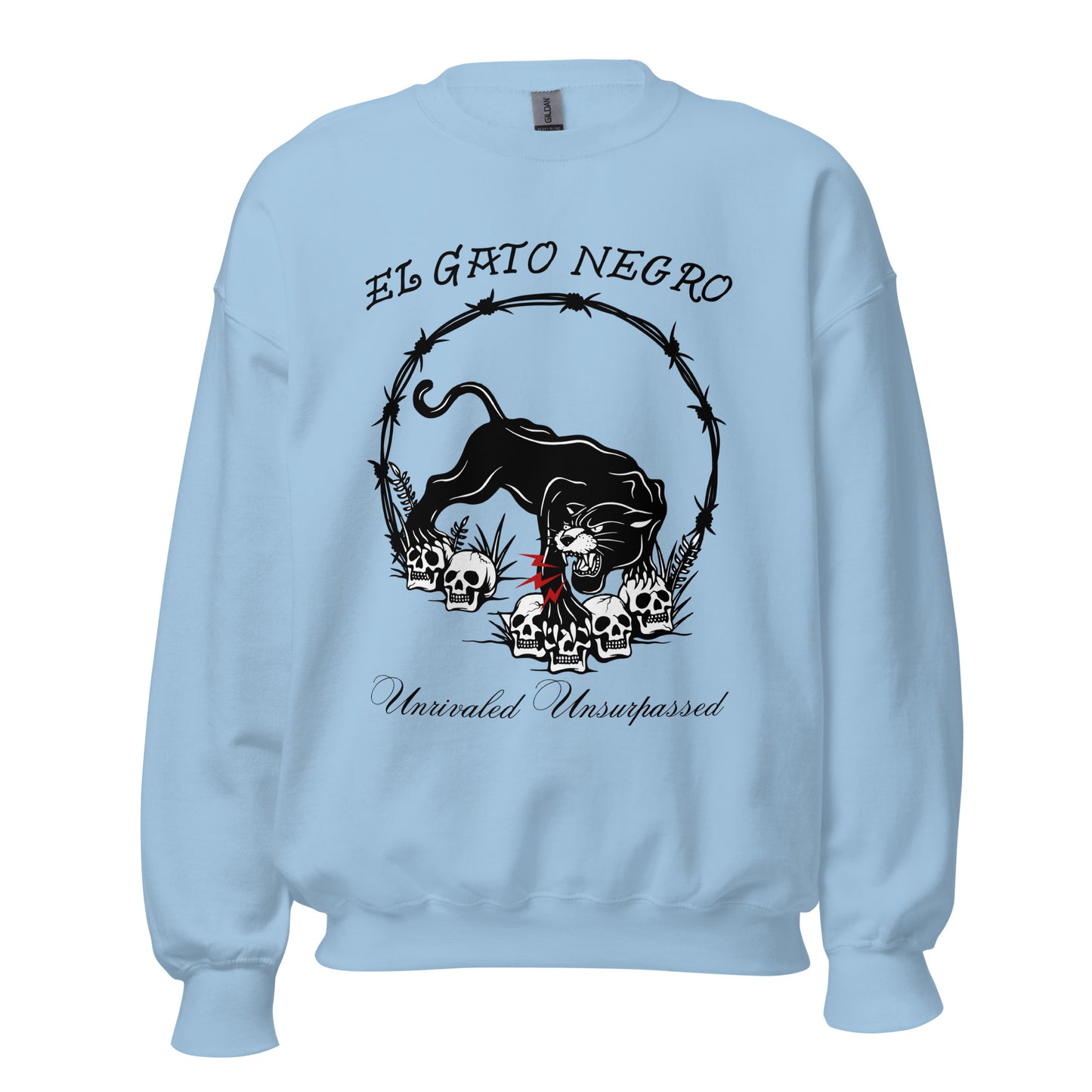 El Gato Negro - Unrivaled Unsurpassed Unisex Sweatshirt