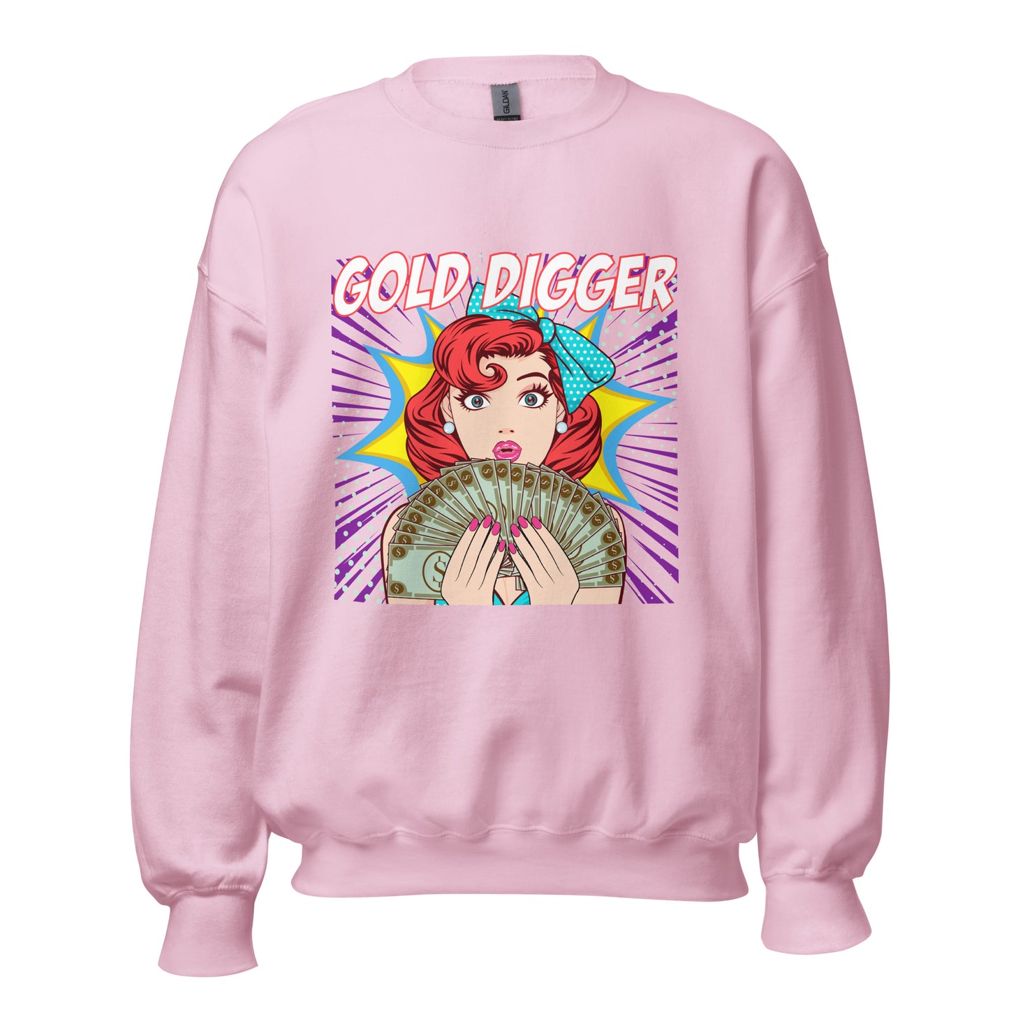 GOLD DIGGER pop art Unisex Sweatshirt