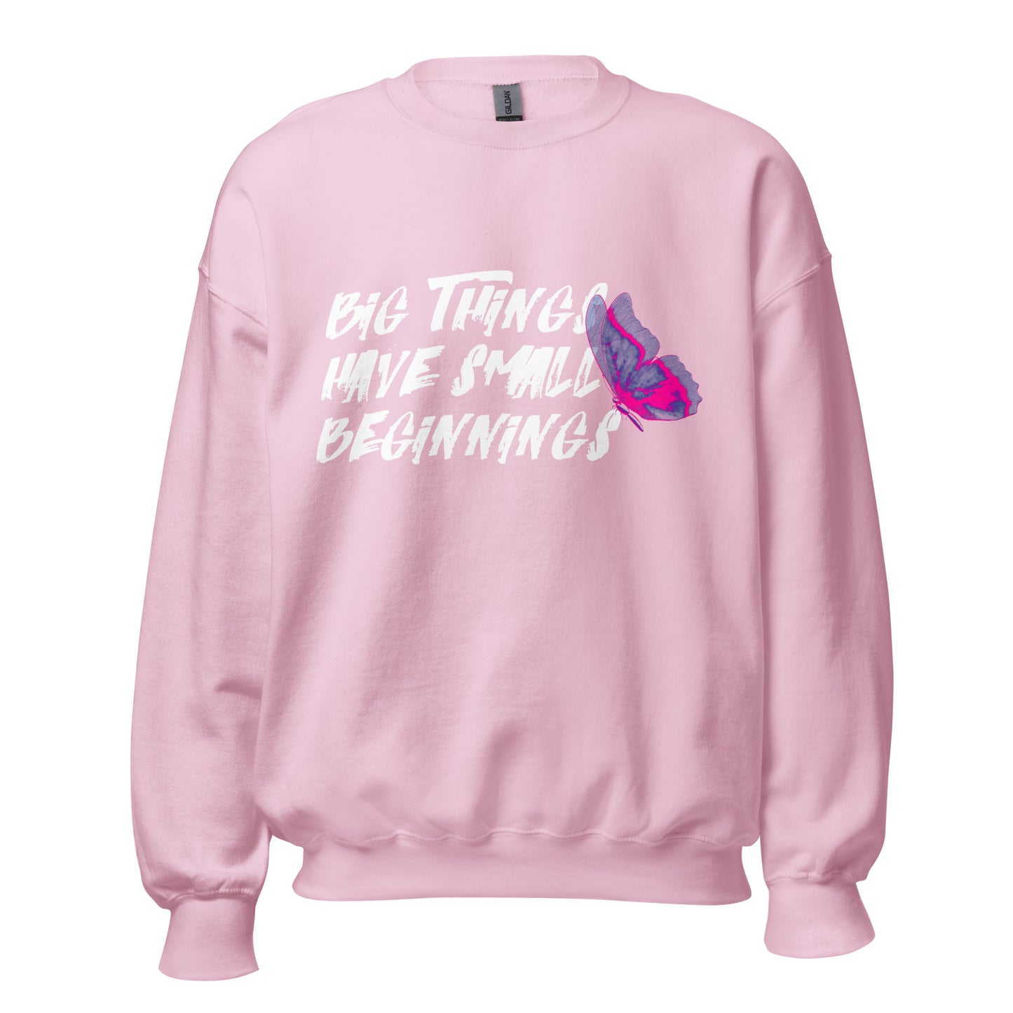 BIG things have small beginnings Unisex Sweatshirt