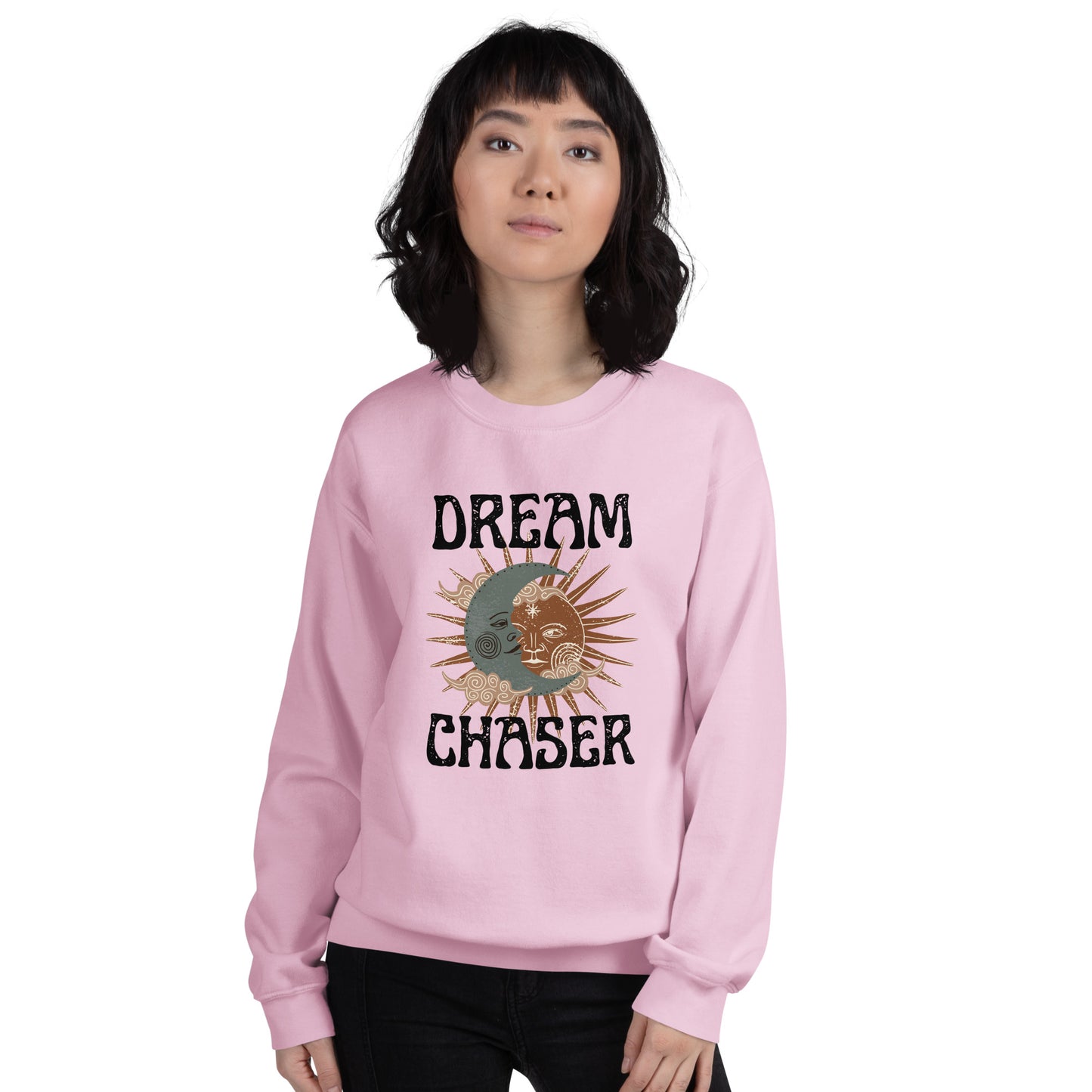 Dream Chaser sun moon Unisex Sweatshirt