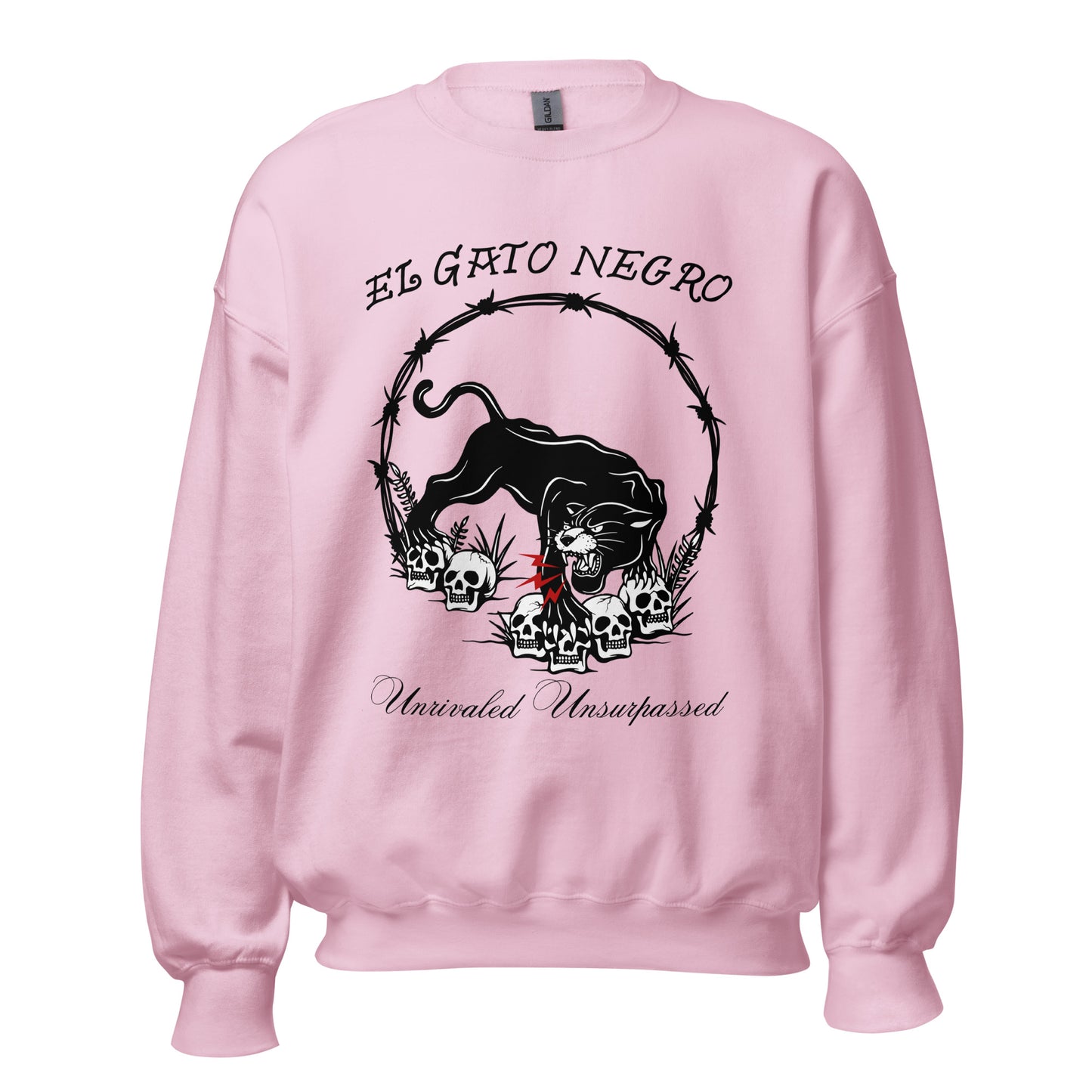 El Gato Negro - Unrivaled Unsurpassed Unisex Sweatshirt