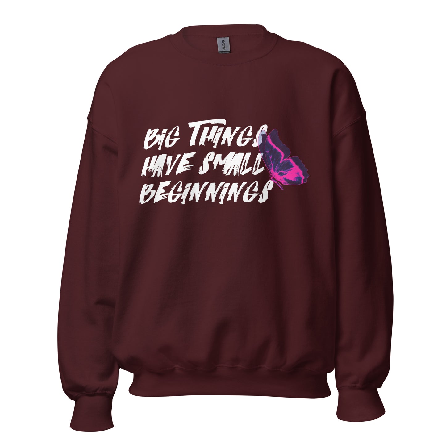 BIG things have small beginnings Unisex Sweatshirt
