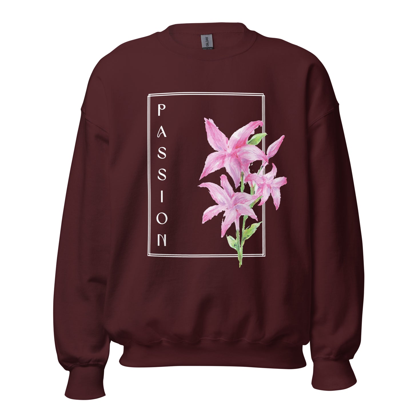 Passion watercolor lily Unisex Sweatshirt