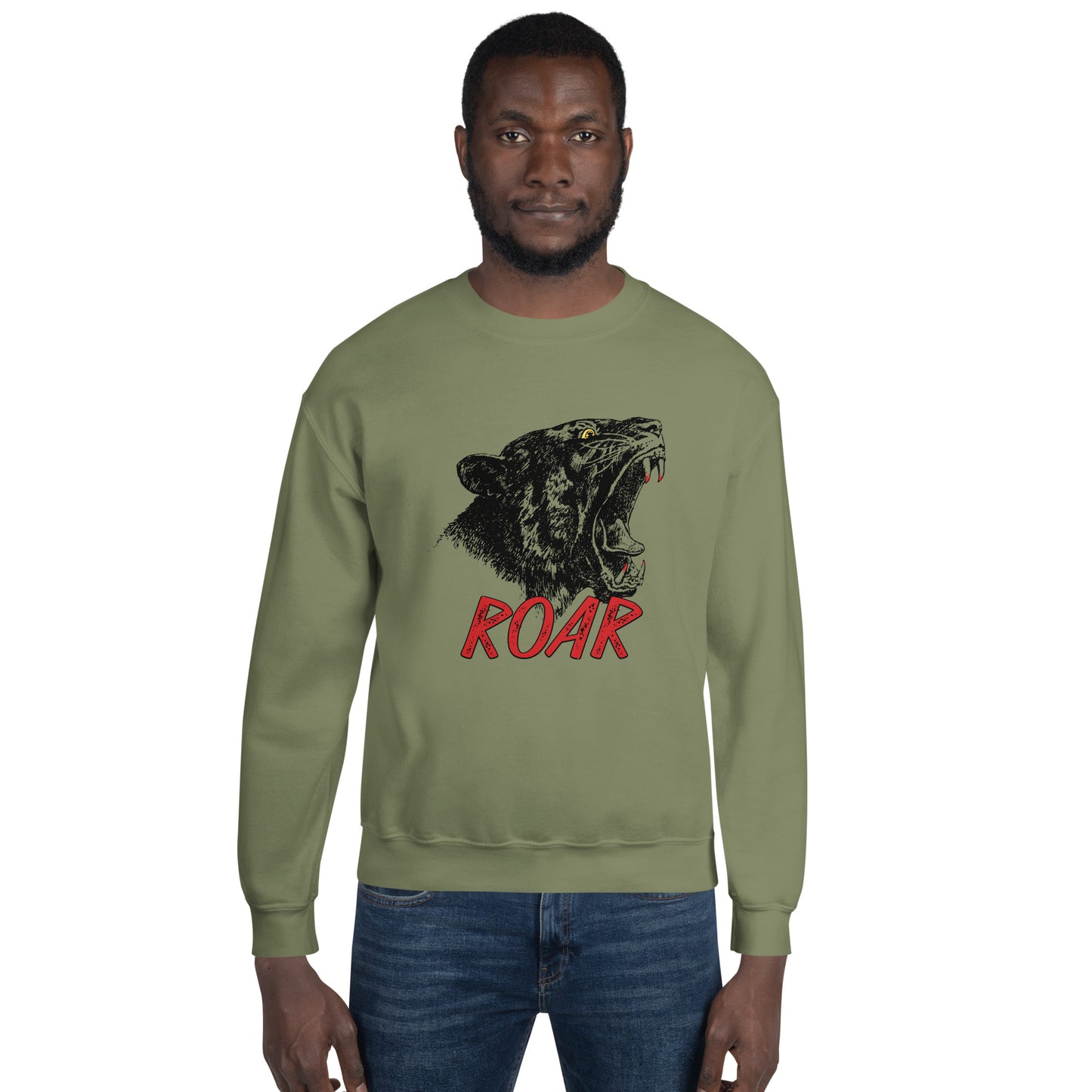 Panther Roar - King of the jungle Unisex Sweatshirt