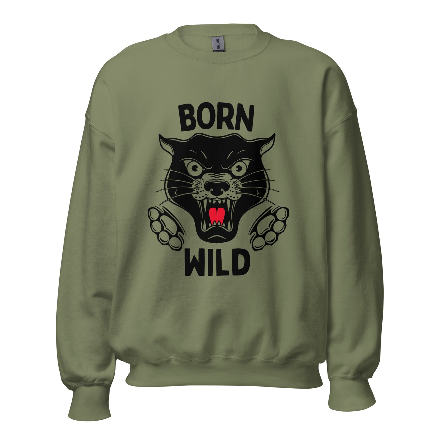 Born Wild - Traditiona Black Panther Unisex Sweatshirt