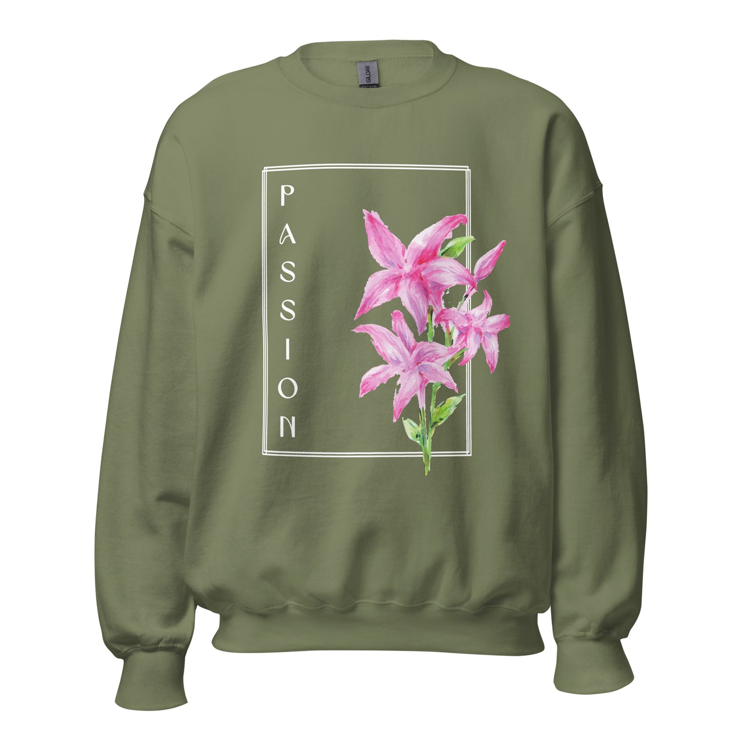 Passion watercolor lily Unisex Sweatshirt