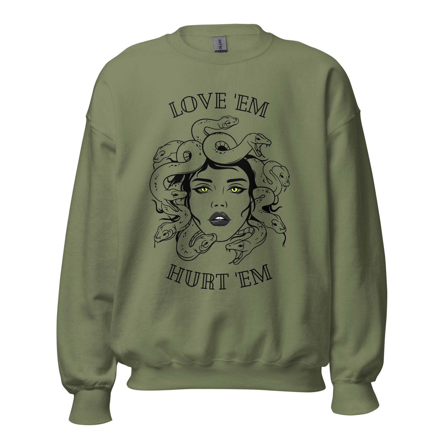 Medusa - Love 'em Hurt 'em Unisex Sweatshirt