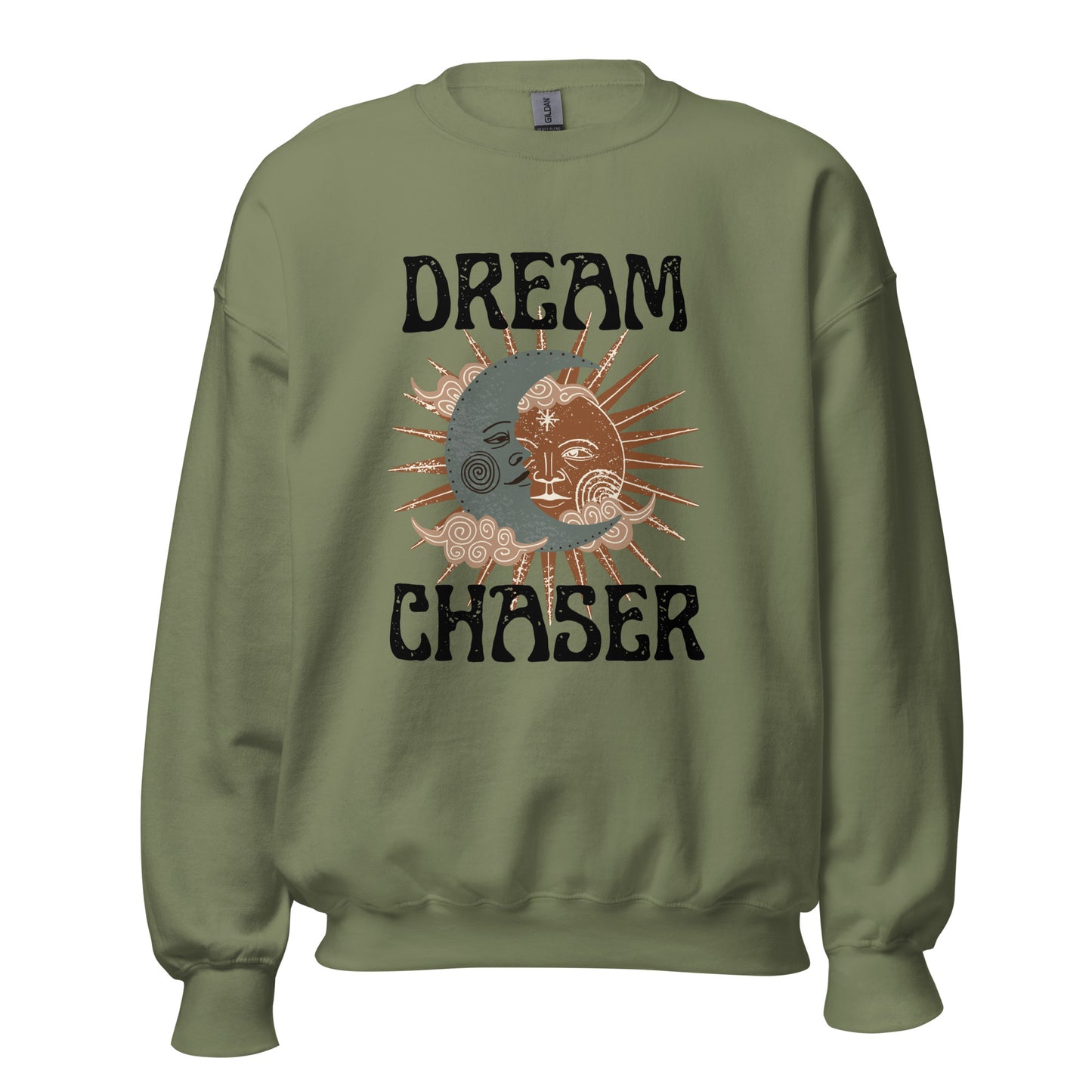 Dream Chaser sun moon Unisex Sweatshirt
