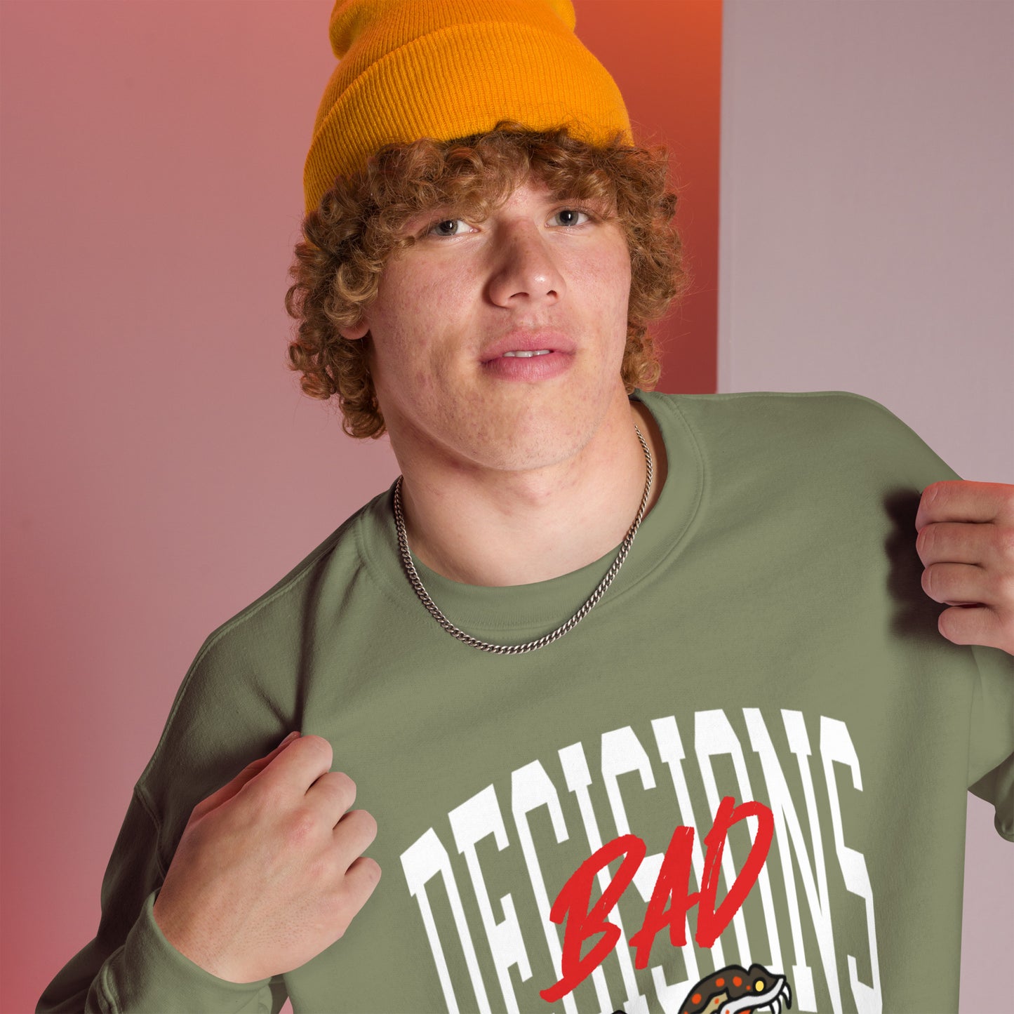 BAD Decisions traditional tattoo Unisex Sweatshirt
