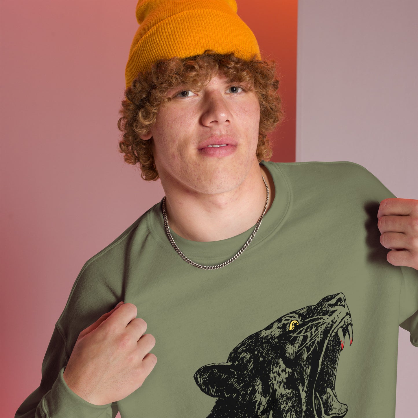 Panther Roar - King of the jungle Unisex Sweatshirt