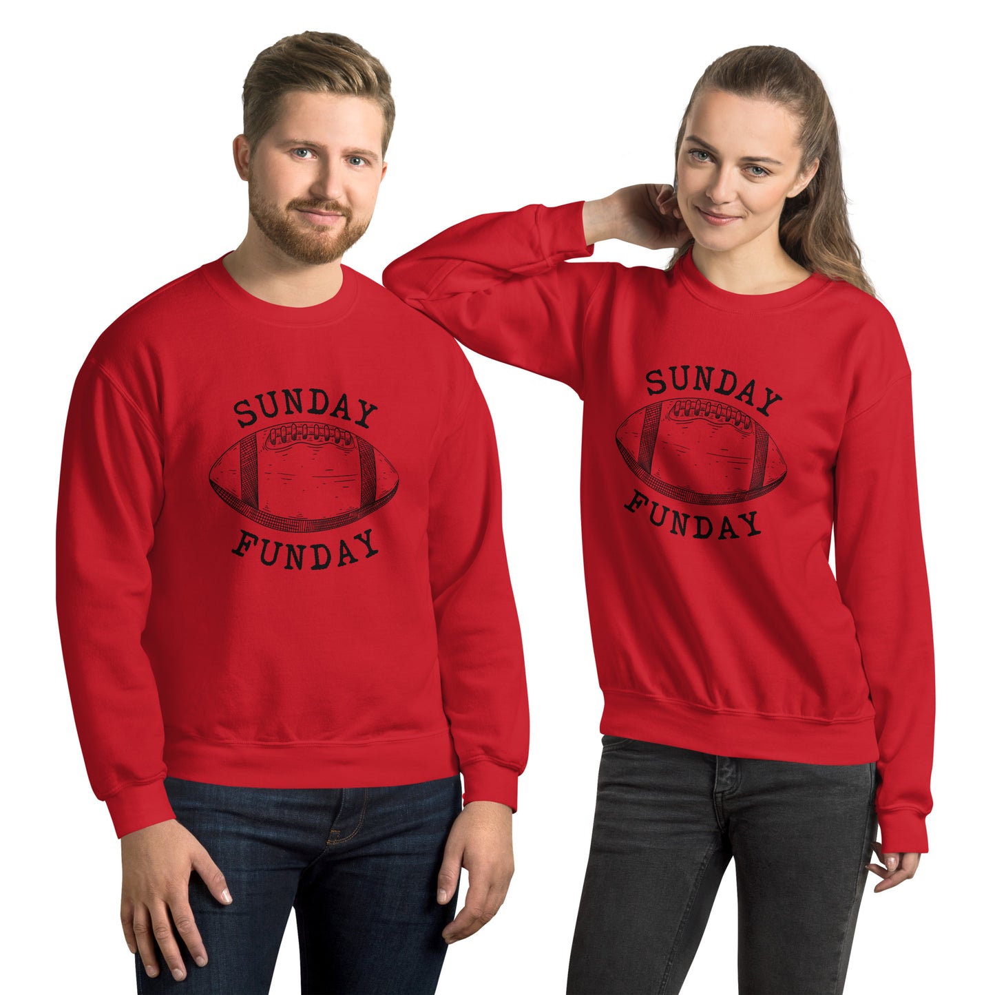 Sunday Funday football Unisex Sweatshirt